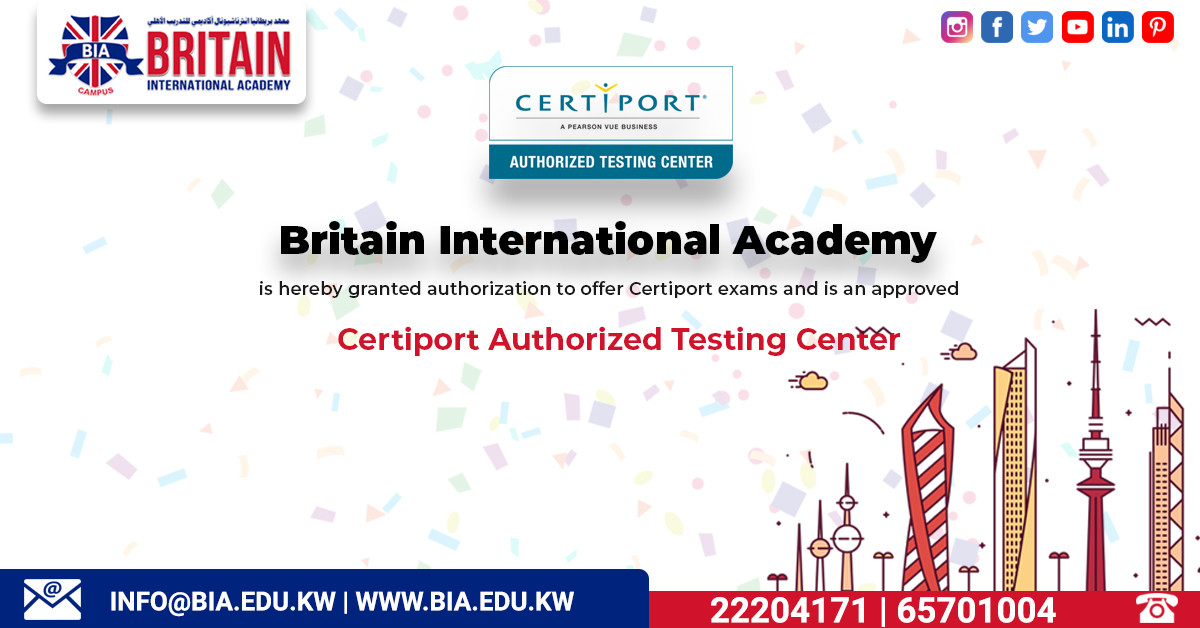 BIA – Certiport Authorized Testing Center